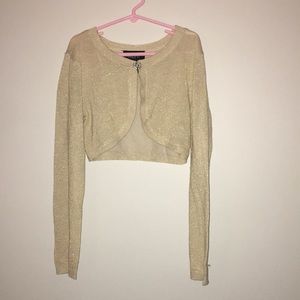 Ally B girls gold sweater